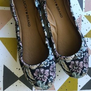 Lucky Brand Emmie Shady Spruce Flats